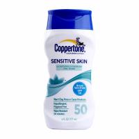 【保税】美国Coppertone水宝宝敏感肌肤防晒乳 SPF50 177ml