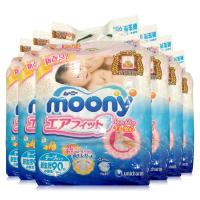 【6包组合】保税区直发 日本moony尤妮佳 纸尿裤 NB90
