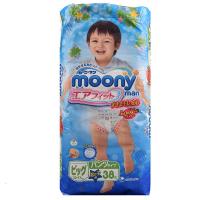 【3包组合】保税区直发 日本moony尤妮佳拉拉裤男XL38