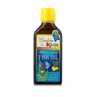 海外直邮 Carlson儿童挪威深海液体鱼油柠檬味 200ml