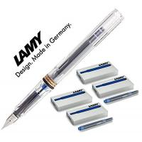 保税区直发 德国LAMY凌美自信系列透明ABS钢笔 F笔尖