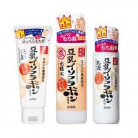 【保税】日本SANA 莎娜豆乳美肌保湿系列3件套 滋润型 洗面奶、水、乳