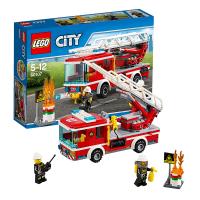 乐高城市系列 60107 云梯消防车 LEGO CITY 积木玩具