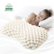 【精品推荐】SAWALI 泰国原装进口天然乳胶枕头 高低按摩枕60*38*12