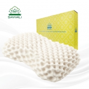 【精品推荐】SAWALI 泰国原装进口天然乳胶枕头 女款高低按摩枕 （女款）