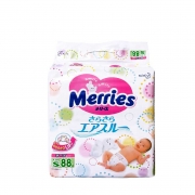 【一般贸易】日本Merries花王纸尿裤 S88片（增量装）