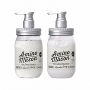 Amino mason 升级氨基酸头皮护理滋养洗发水 450毫升＋护发素 450毫升