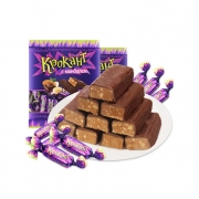 【kdv紫皮糖500g/袋】俄罗斯进口kpokaht巧克力糖圣诞节糖果零食